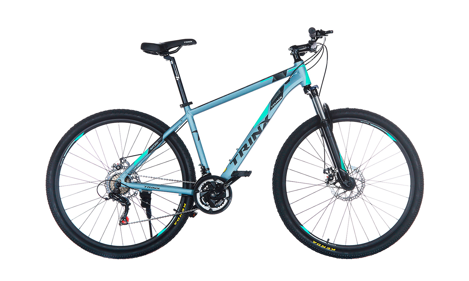 Фотография Велосипед Trinx M136 Pro 29" (2019) 2019 Серо-голубой 